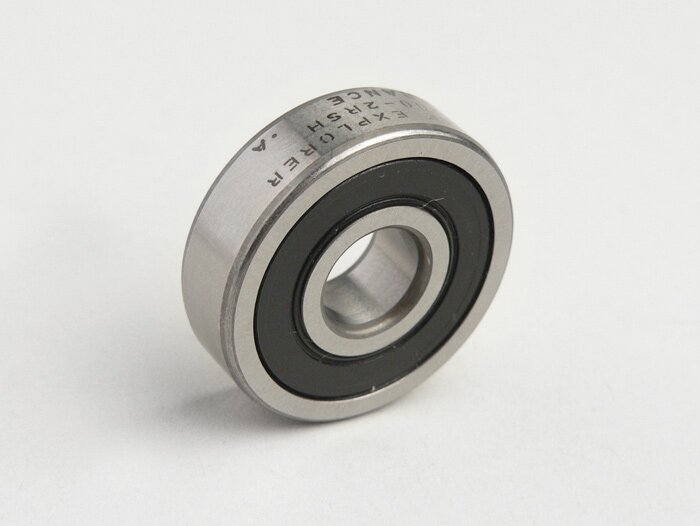 Ball bearing -6200 2RS (both sides sealed)- (10x30x09mm) - (used for gear cluster Vespa V50, V90, SS50, SS90, PV125, ET3, PK S, PK XL)