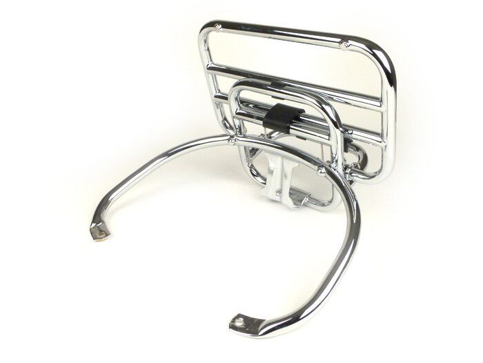 Porte bagages arrière rabattable -PIAGGIO- HQ - Vespa GTS, GTS Super - 125-200-250-300cc - chromé - pour top case GTS/Super