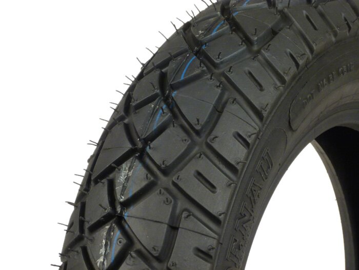 Ban -HEIDENAU K58 RSC- 3.50 - 10 inci TL 59J (diperkuat) - Racing Soft Cool / Wet - (ban hujan khusus balap dengan tanda warna biru)