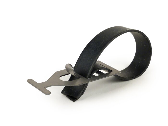 Accu bevestigingsrubber -OEM KWALITEIT- Vespa T2/150(D) VD1T bouwjaar 1956, T3/150(D) VD2T bouwjaar 1957-1959, T4/150 VGLA/B bouwjaar 1959-1963, GS150(D) VDTS bouwjaar 1956-1964