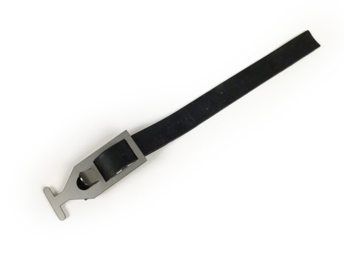 Accu bevestigingsrubber -OEM KWALITEIT- Vespa T2/150(D) VD1T bouwjaar 1956, T3/150(D) VD2T bouwjaar 1957-1959, T4/150 VGLA/B bouwjaar 1959-1963, GS150(D) VDTS bouwjaar 1956-1964