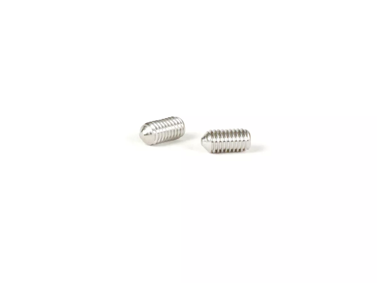 Tornillo prisionero hexagonal -DIN 914- M3 x 6mm - VA (acero inoxidable), 2 piezas