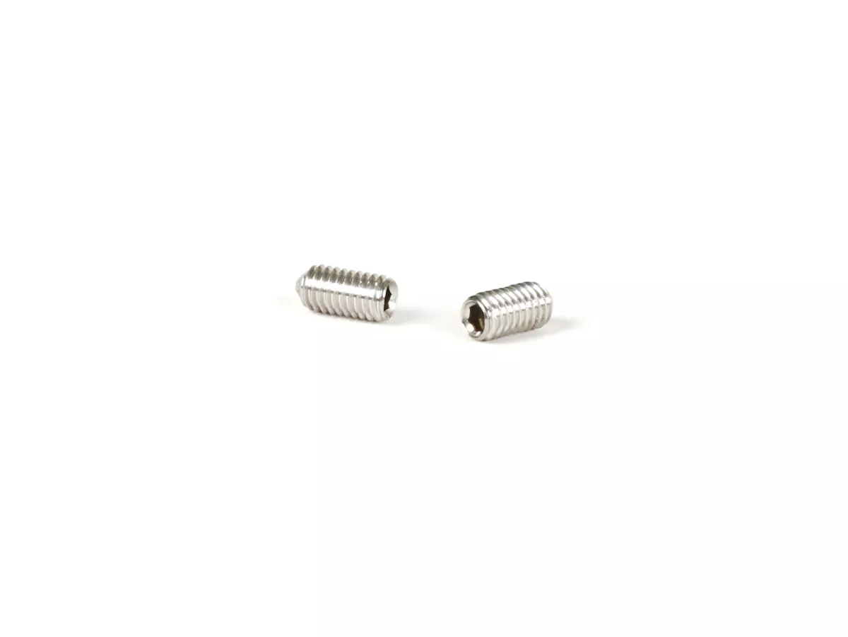 Tornillo prisionero hexagonal -DIN 914- M3 x 6mm - VA (acero inoxidable), 2 piezas