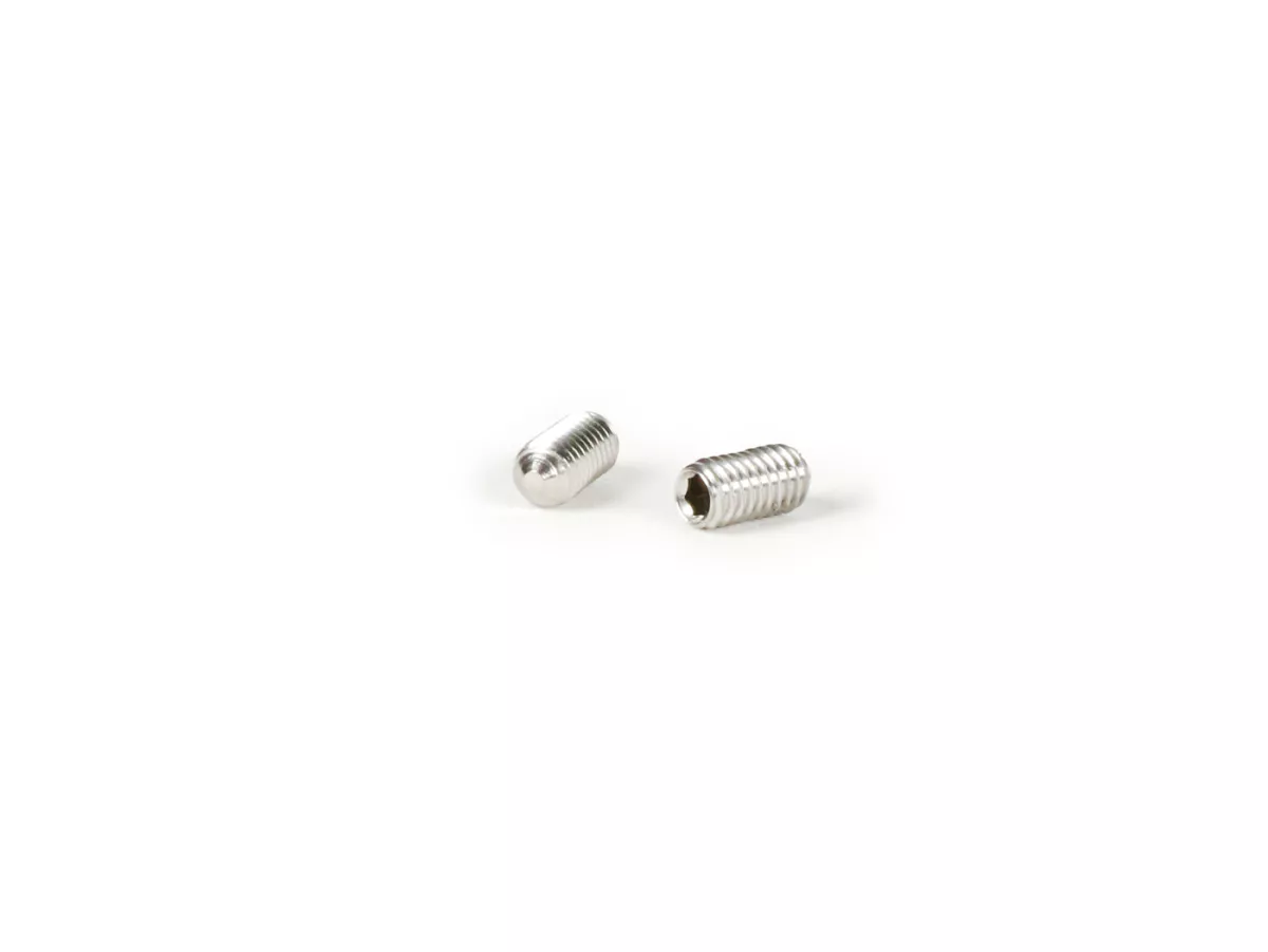 Tornillo prisionero hexagonal -DIN 914- M3 x 6mm - VA (acero inoxidable), 2 piezas