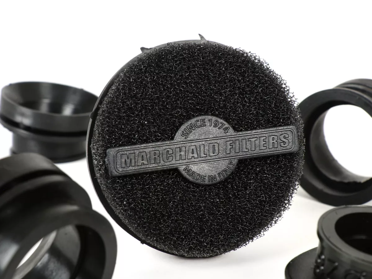 Air filter -MARCHALD Power Double Layer- Ø=43mm x 30mm, CS Ø=28-32-36-39-43mm  - black