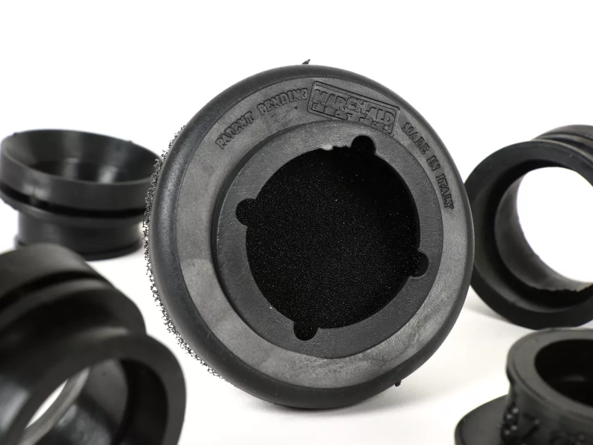 Air filter -MARCHALD Power Double Layer- Ø=43mm x 30mm, CS Ø=28-32-36-39-43mm  - black