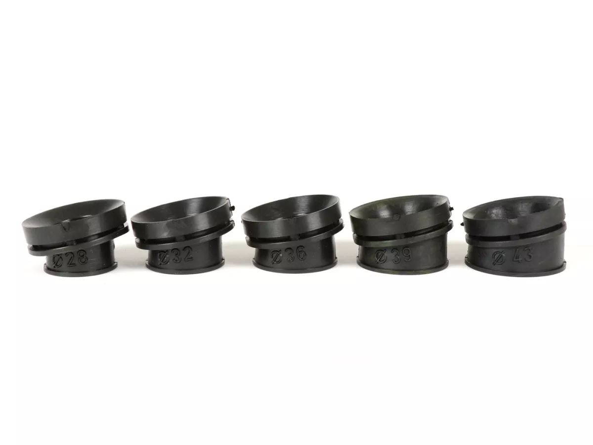 Air filter -MARCHALD Power Double Layer- Ø=43mm x 30mm, CS Ø=28-32-36-39-43mm  - black