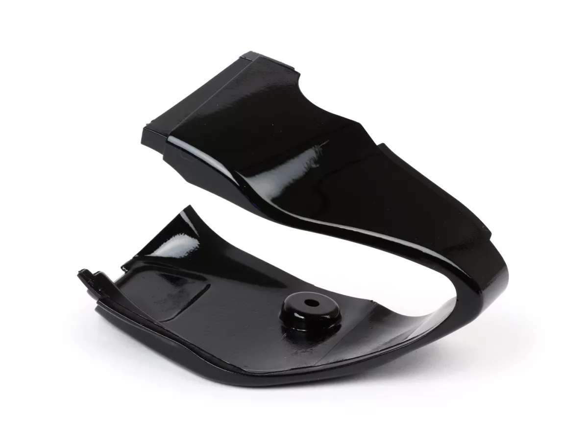 Switch unit kanan -DMP- VESPA Primavera 50 2T/4T, Sprint 50 2T/4T - termasuk sampul depan - hitam mengkilap