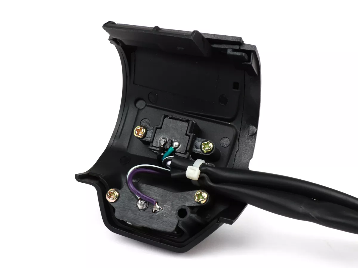 Ganti unit ke kanan -DMP- VESPA Primavera 50 2T/4T, Sprint 50 2T/4T - termasuk sampul depan - matt hitam