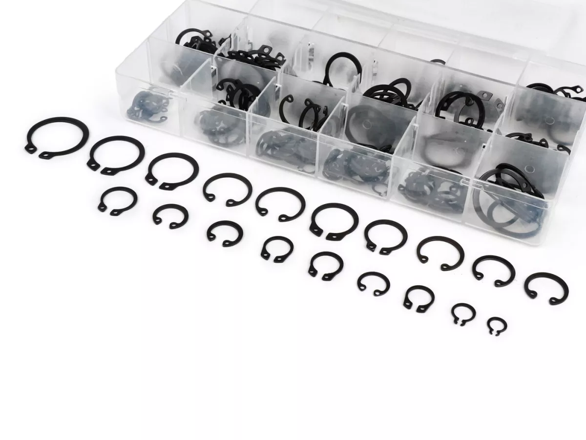 Boîte d'assortiment de circlips -OEM- arbre DIN471 Ø=6-25 mm/alésage DIN472 Ø=12-20 mm, 255 pcs.