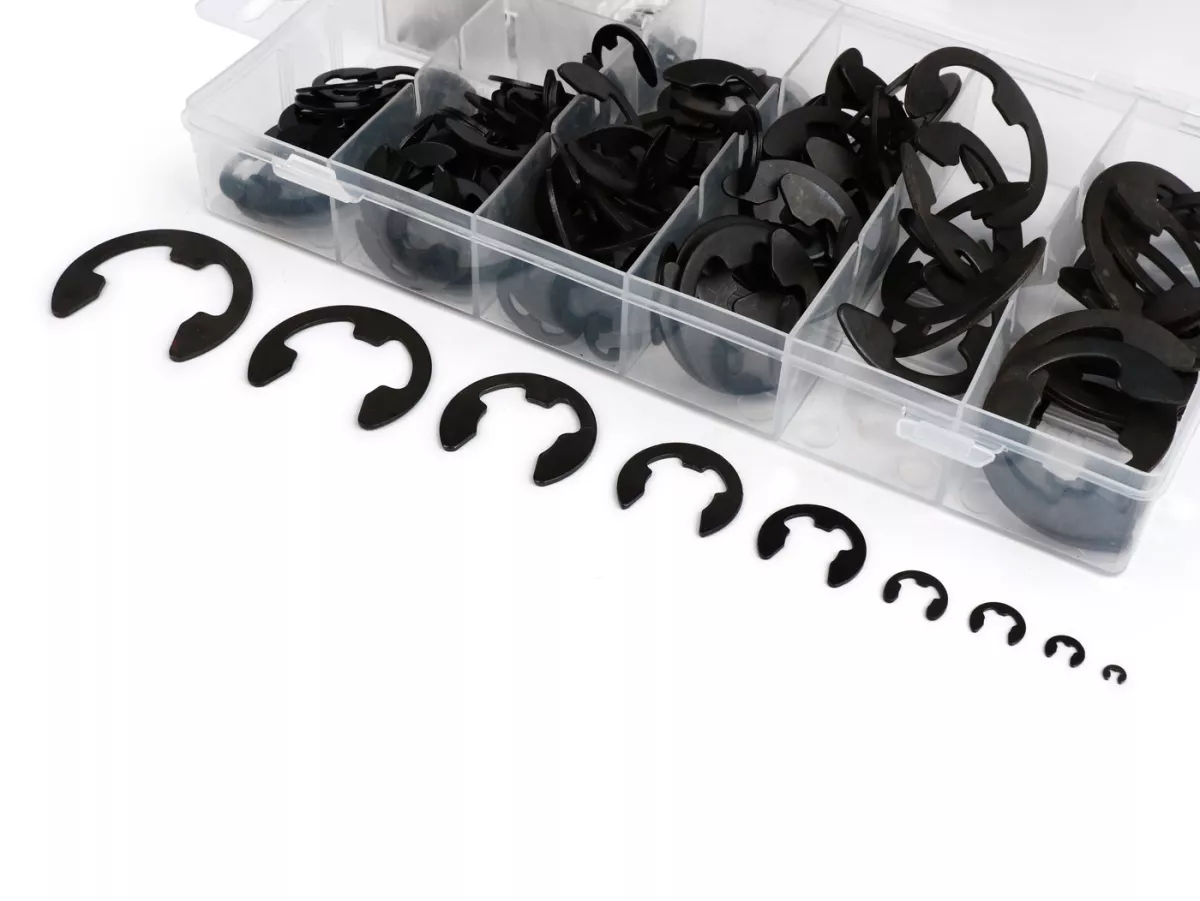 Assortimentsdoosje borgringen -OEM- schacht DIN6799, Ø=1,5-22 mm, 300 st.