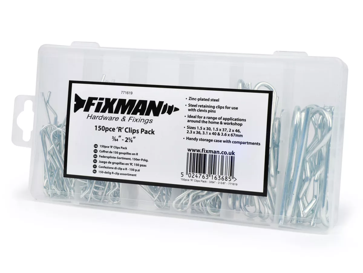 Caja de surtido de chavetas para muelles -OEM- varios tamaños, 150 uds.