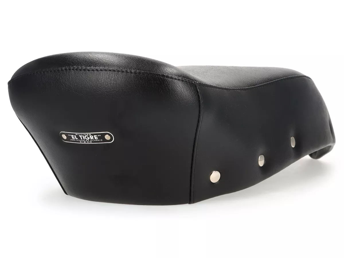 Coprisella 62 cm -BUZZSOLOMOTO- El Tigre - Eibar / Serveta Li 125-150 Serie 3, Li 125 Special Serie 3, TV 175-200 Serie 3, Jet 200 Serie 3 - nero