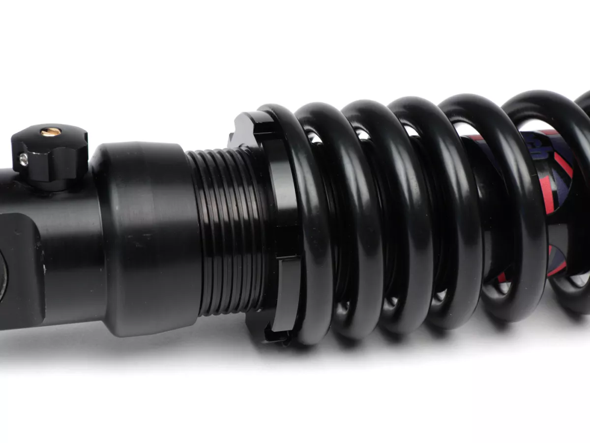 Achterschokdemper -PROTECH SHOCKS- 300mm - Lambretta LI (serie 3), LIS, SX, TV (serie 3), DL, GP - zwart