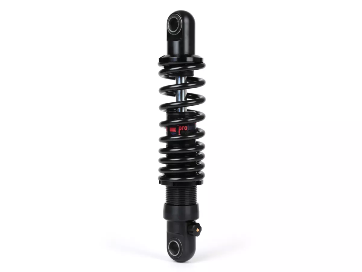 Achterschokdemper -PROTECH SHOCKS- 310mm - Lambretta LI (serie 1-2), TV (serie 2) - zwart