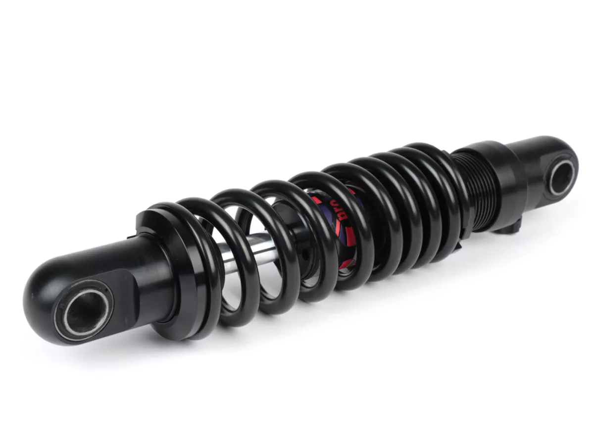 Achterschokdemper -PROTECH SHOCKS- 310mm - Lambretta LI (serie 1-2), TV (serie 2) - zwart