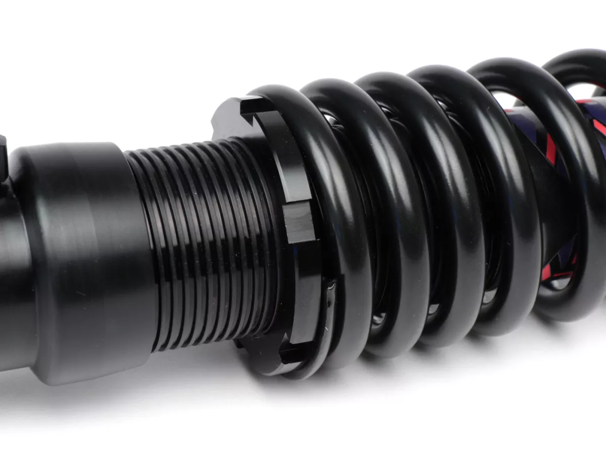 Achterschokdemper -PROTECH SHOCKS- 310mm - Lambretta LI (serie 1-2), TV (serie 2) - zwart