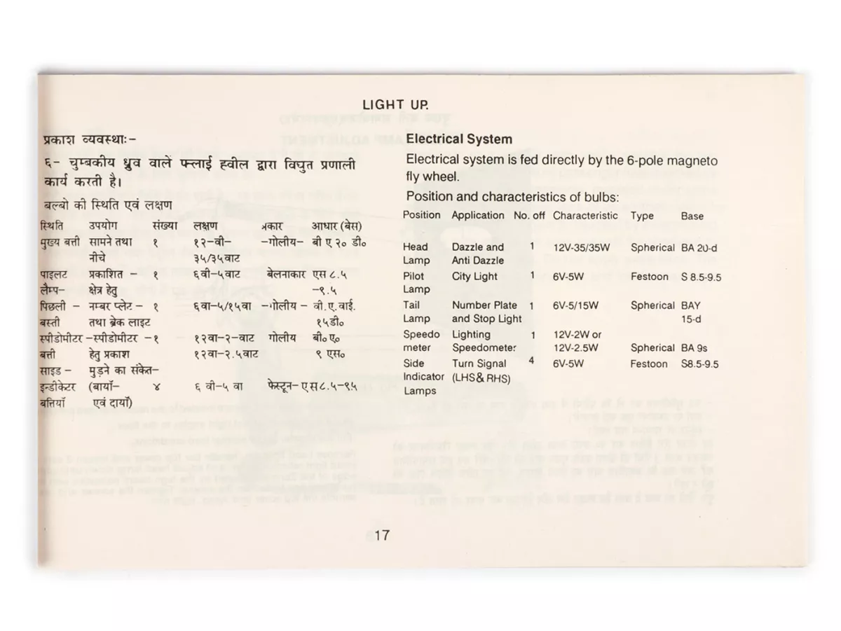 Owner's manual (NOS) -LAMBRETTA- J 50
