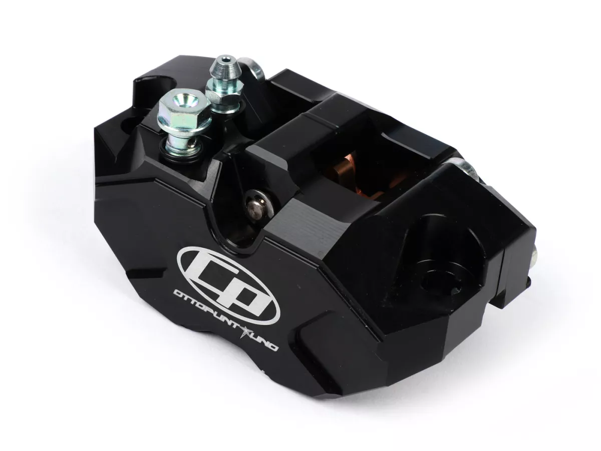 Freno de disco Casadisc Anti-Dive -CASA PERFORMANCE- Lambretta LI, LIS, SX, TV, DL, GP - incl. pinza de freno - negro
