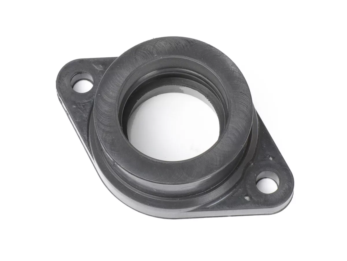 Aansluitrubber met flens carburateur/inlaatspruitstuk -Casa Lambretta- AW=30mm, gatafstand=60mm - geschikt voor PHBL 24-25, Mikuni TM24 , TM28
