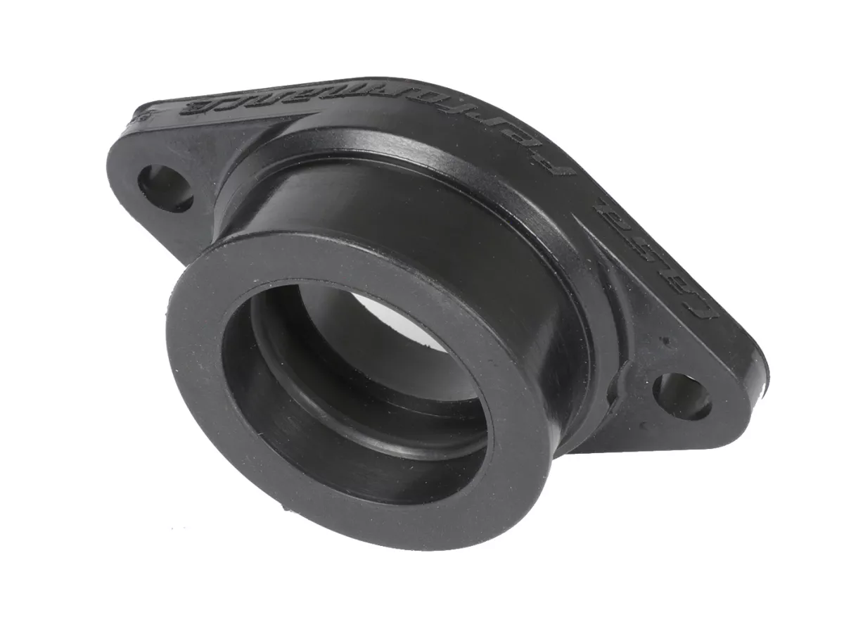 Aansluitrubber met flens carburateur/inlaatspruitstuk -Casa Lambretta- AW=30mm, gatafstand=60mm - geschikt voor PHBL 24-25, Mikuni TM24 , TM28