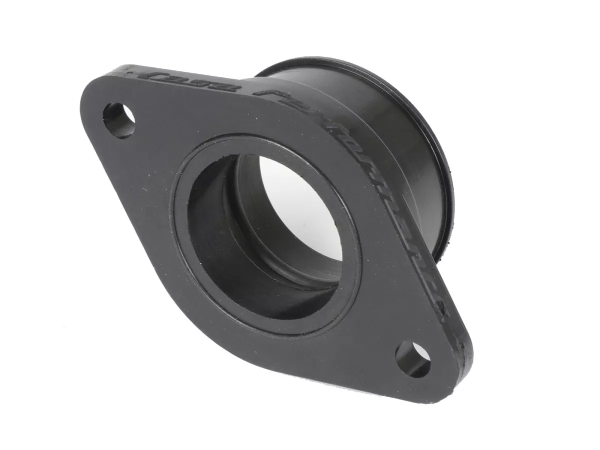 Aansluitrubber met flens carburateur/inlaatspruitstuk -Casa Lambretta- AW=30mm, gatafstand=60mm - geschikt voor PHBL 24-25, Mikuni TM24 , TM28