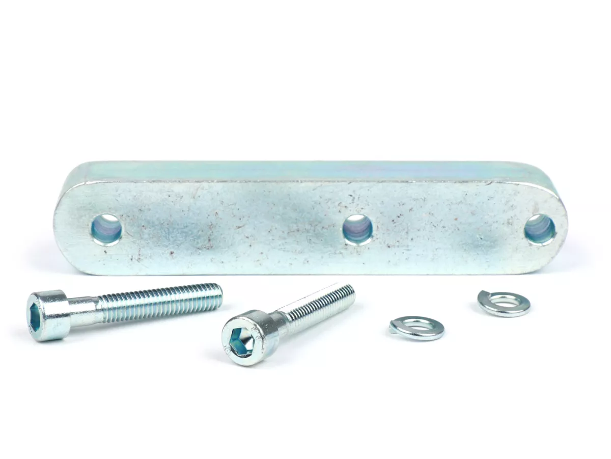 Spacer chain tensioner -CASA PERFORMANCE- Lambretta J, Luna, Vega - needed to convert 3-speed to 4 or 5-speed.