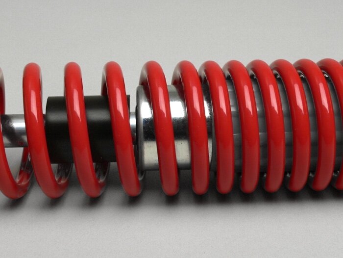 Peredam kejut depan -PIAGGIO, pegas 240mm- merah, Vespa GTS 150 (ZAPMA3200, ZAPMA3100), Vespa GTS 300 (ZAPMA3300), Vespa GTS HPE 300 (ZAPMA3600), Vespa GTS Super 125 (ZAPM45300, ZAPMA3100, ZAPMA3200, ZAPMA3700), Vespa GTS Super 300 (ZAPM45200, ZAPMA3300),