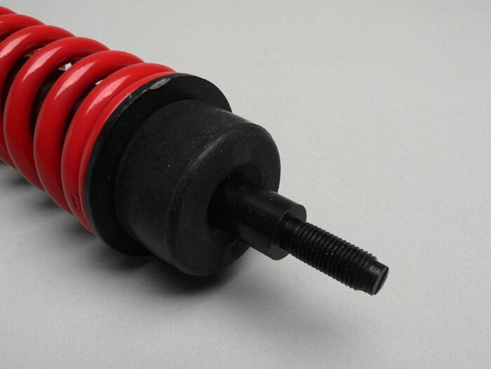 Shock absorber rear -PIAGGIO, 300mm- Vespa LX50, LXV50, S50, ET2 50, ET4 50 - red