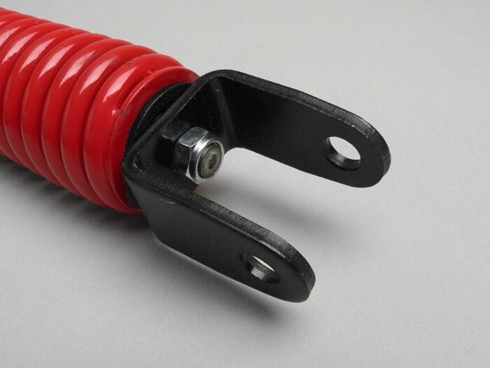 Shock absorber rear -PIAGGIO, 300mm- Vespa LX50, LXV50, S50, ET2 50, ET4 50 - red