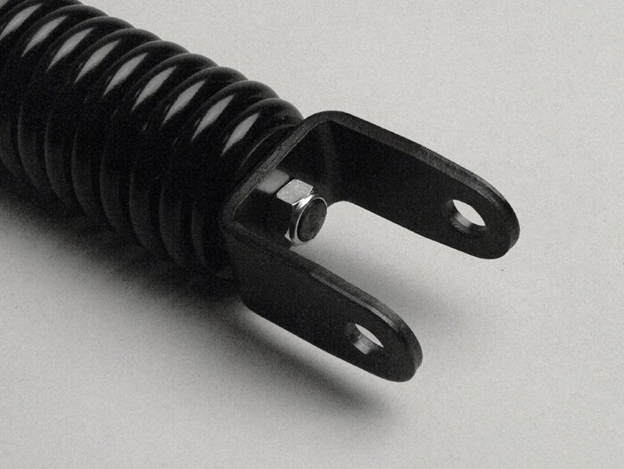 Shock absorber rear -PIAGGIO, 300mm- Vespa LX50, LXV50, S50, ET2 50, ET4 50 - black