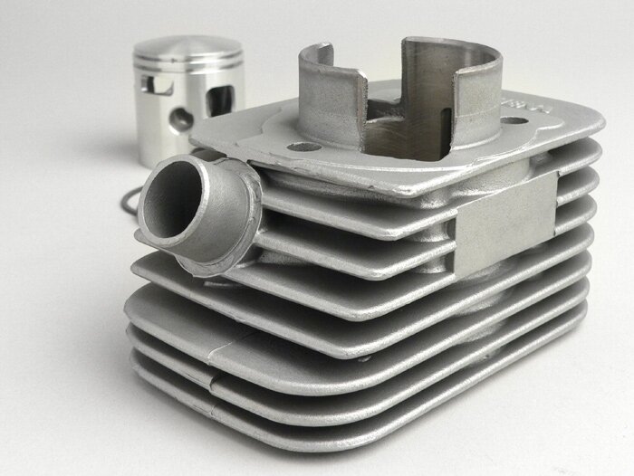 Cylinder -ATHENA 72 cc Alu Ø46mm- Piaggio Bravo, Ciao, Boxer (gudgeon pin = Ø 10mm) - milling engine casing is required