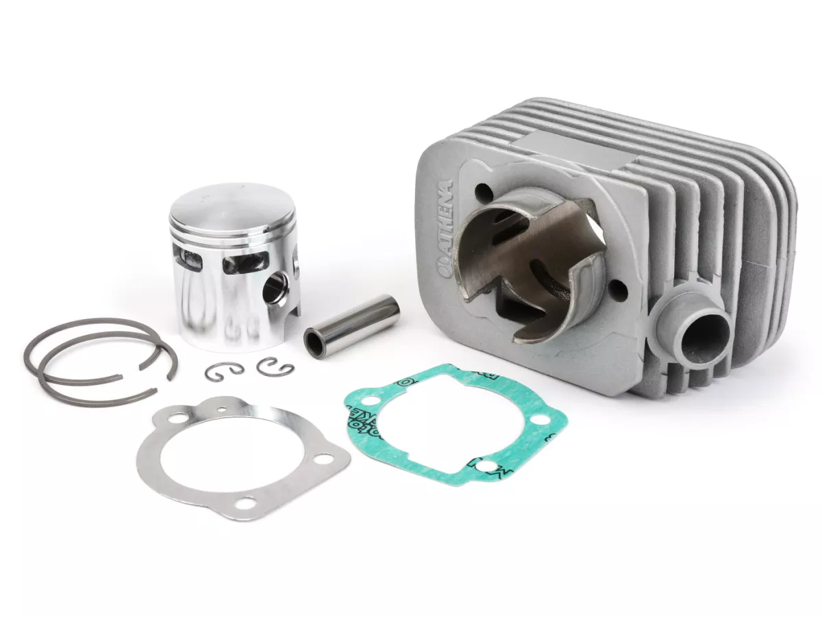 Silinder -ATHENA 72 ccm aluminium Ø46mm- Piaggio Bravo, Ciao, Boxer (pin piston = Ø 12mm) - rumah mesin harus dibongkar