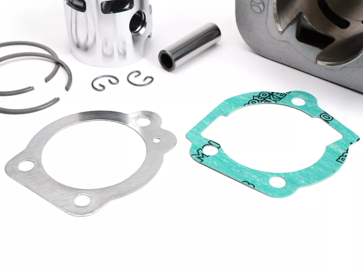 Silinder -ATHENA 72 ccm aluminium Ø46mm- Piaggio Bravo, Ciao, Boxer (pin piston = Ø 12mm) - rumah mesin harus dibongkar
