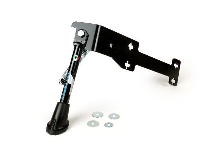 Penyangga samping -AMS CUPPINI- Vespa V50 (10 inci), PV125, ET3 - Hitam