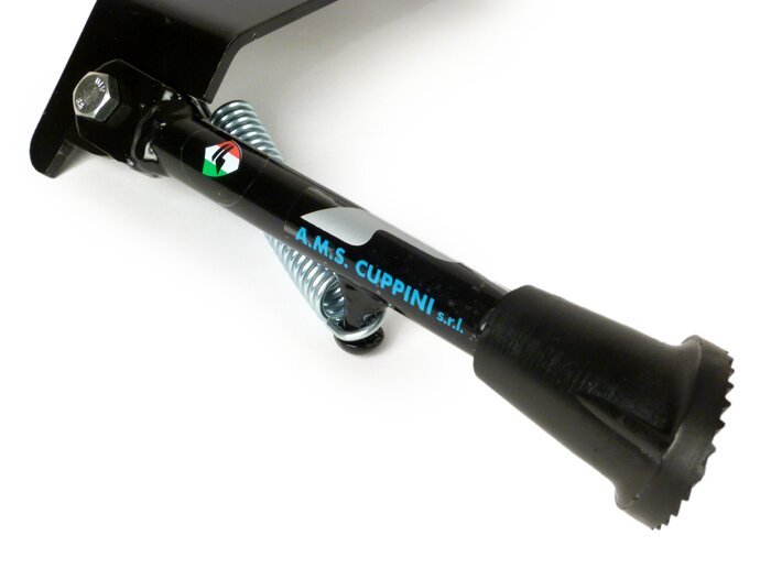 Penyangga samping -AMS CUPPINI- Vespa V50 (10 inci), PV125, ET3 - Hitam