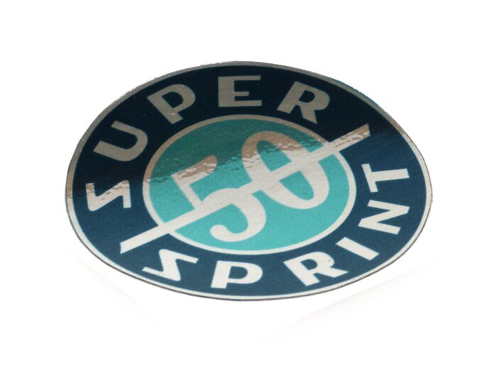 Badge boite à gants -QUALITÉ OEM- Vespa Super Sprint 50 - Vespa SS50 (1965-1966 )