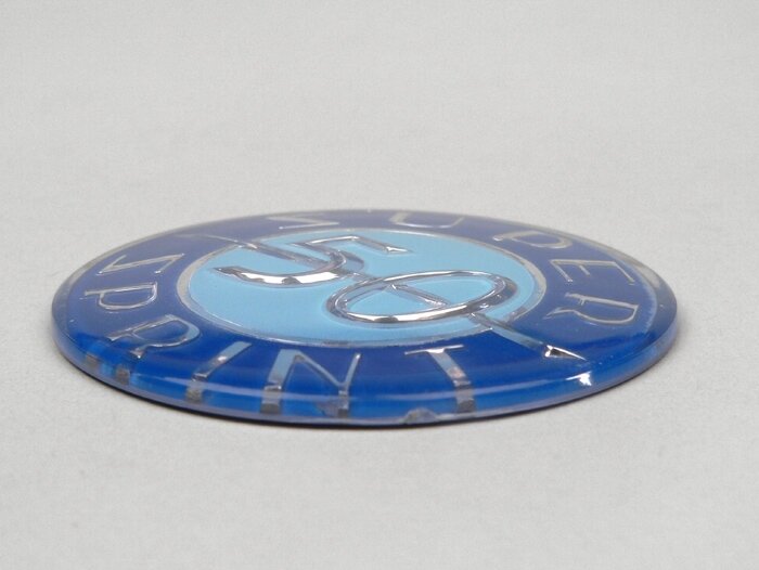 Badge boite à gants -QUALITÉ OEM- Vespa Super Sprint 50 - Vespa SS50 (1965-1966 )