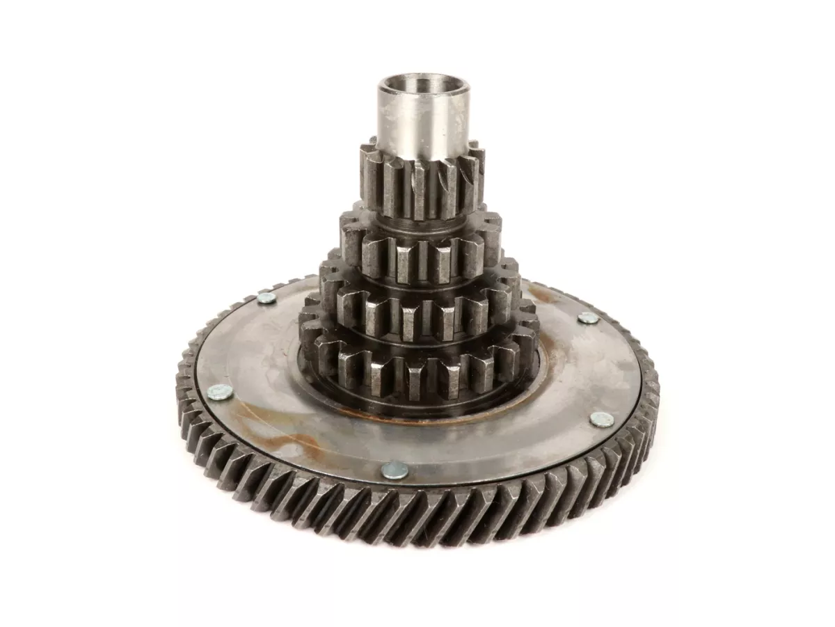 Gear cluster -VESPA- Vespa PX200, Rally200 - 12-13-17-21 teeth with primary drive 65 teeth