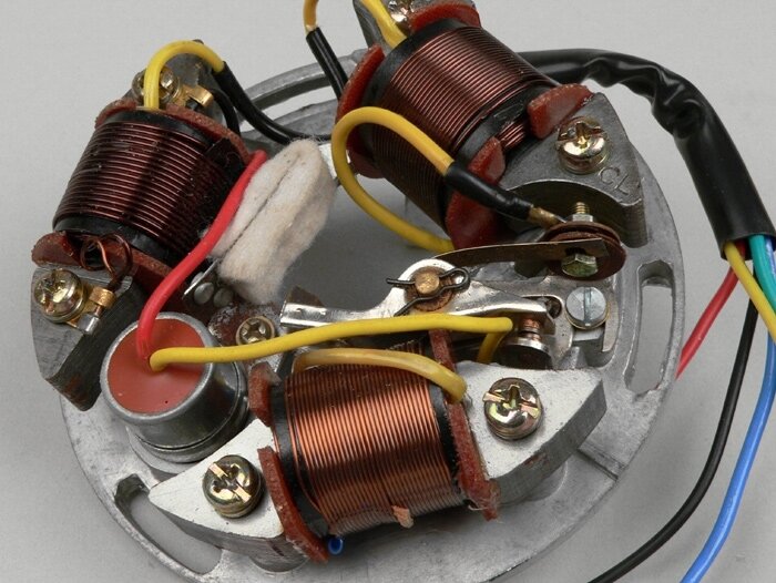Ignition -VESPA stator point set version-  Vespa Sprint150 (VLB1T), TS125 (VNL3T), GT125 (VNL2T), GTR125 (VNL2T), Super, GL150 (VLA1T), VNA, VNB, VBA, VBB