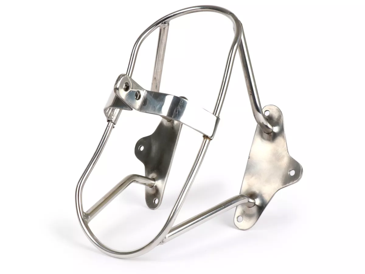 Spare wheel carrier front -SPORT In Line- Lambretta LI (series 3), LIS, SX, TV (series 3), DL, GP - Chrome