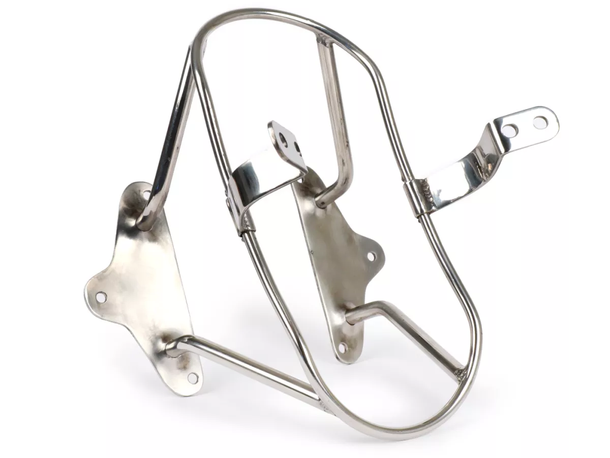 Spare wheel carrier front -SPORT In Line- Lambretta LI (series 3), LIS, SX, TV (series 3), DL, GP - Chrome