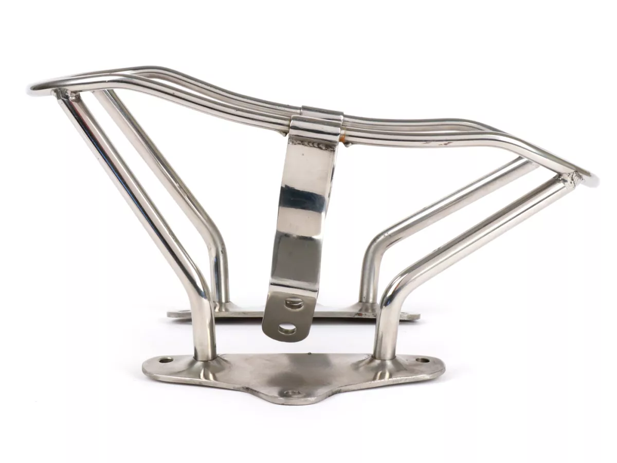Spare wheel carrier front -SPORT In Line- Lambretta LI (series 3), LIS, SX, TV (series 3), DL, GP - Chrome