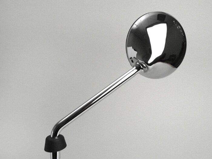 Mirror -PIAGGIO, chrome, M8x1.25 right-hand thread, lhs- Piaggio LX50 (ZAPC381, ZAPC383, ZAPC387), LX125 (ZAPM441, ZAPM443, ZAPM681), LX150 (ZAPM444), S50 (ZAPC386), Piaggio Liberty 50 (ZAPC42, ZAPC49) Liberty 125 (RP8M, ZAPM38, ZAPM67), Liberty 150 (ZAPM