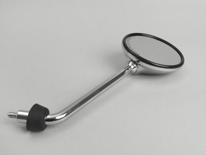 Mirror -PIAGGIO, chrome, M8x1.25 right-hand thread, lhs- Piaggio LX50 (ZAPC381, ZAPC383, ZAPC387), LX125 (ZAPM441, ZAPM443, ZAPM681), LX150 (ZAPM444), S50 (ZAPC386), Piaggio Liberty 50 (ZAPC42, ZAPC49) Liberty 125 (RP8M, ZAPM38, ZAPM67), Liberty 150 (ZAPM