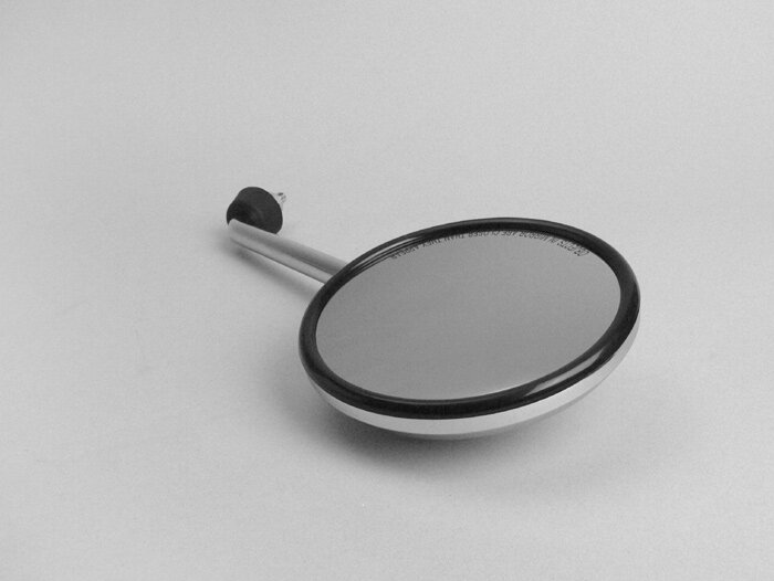 Mirror -PIAGGIO, chrome, M8x1.25 right-hand thread, lhs- Piaggio LX50 (ZAPC381, ZAPC383, ZAPC387), LX125 (ZAPM441, ZAPM443, ZAPM681), LX150 (ZAPM444), S50 (ZAPC386), Piaggio Liberty 50 (ZAPC42, ZAPC49) Liberty 125 (RP8M, ZAPM38, ZAPM67), Liberty 150 (ZAPM