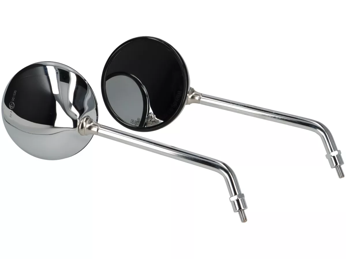 Mirror -PIAGGIO, chrome- Vespa , GTV, LXV, GT 250 i.e. 60 (ZAPM45102) - pair