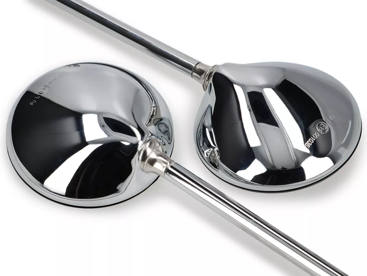 Mirror -PIAGGIO, chrome- Vespa , GTV, LXV, GT 250 i.e. 60 (ZAPM45102) - pair