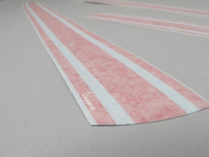 Kit autocollants -PIAGGIO sportif- Vespa S - rouge