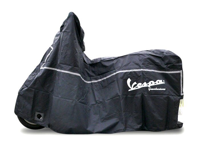 Lona cubierta, garaje plegable, garaje scooter -PIAGGIO Outdoor- Vespa GT, GTL, GTS 125-300, GTV - Negro